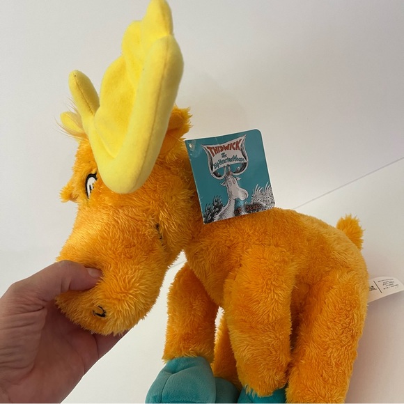 Kohls Cares Thidwick The Bighearted Moose Plush Stuffed Animal Toy 10" Dr Seuss - Picture 2 of 8